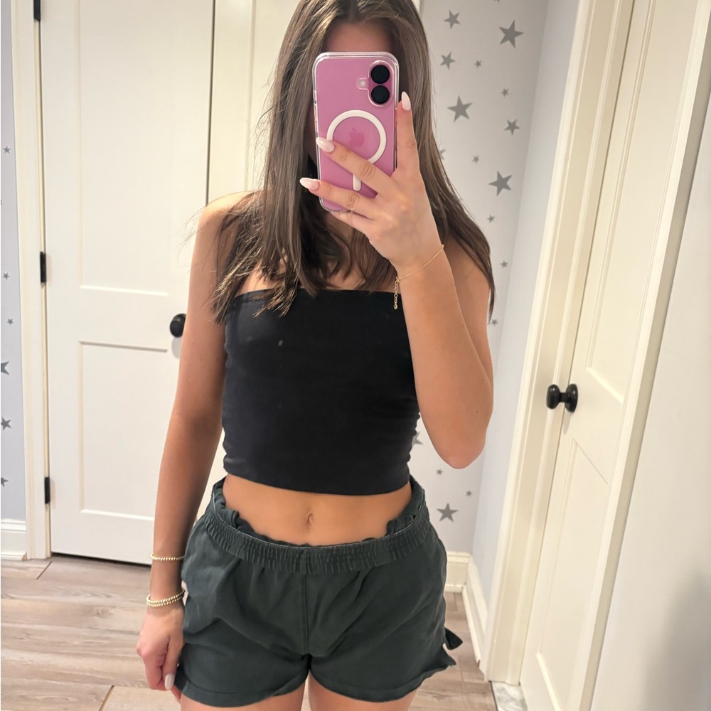 Brandy Melville Green Sweat-shorts